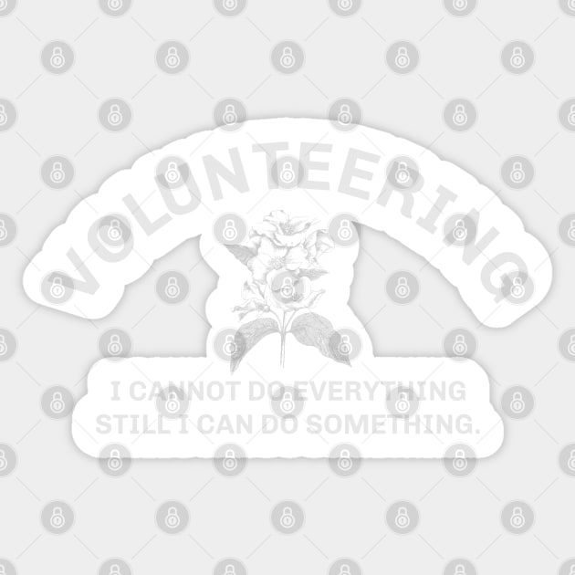 Volunteering Sticker by Yeaha